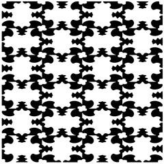  Abstract texture for fabric print, card, table cloth, furniture, banner, cover, invitation, decoration, wrapping. seamless repeating pattern.Black and white pattern.