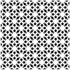  Abstract texture for fabric print, card, table cloth, furniture, banner, cover, invitation, decoration, wrapping. seamless repeating pattern.Black and white pattern.