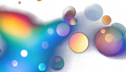 Retro Bokeh Glow Effect Featuring Warm Noisy Lens Flare Texture