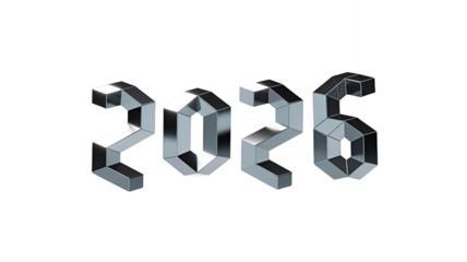 The futuristic design 2026 numeric