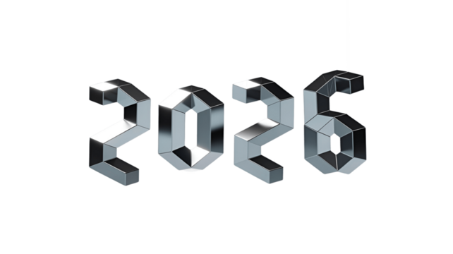 The futuristic design 2026 numeric
