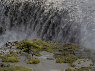 The waterfall Dettifoss in Iceland