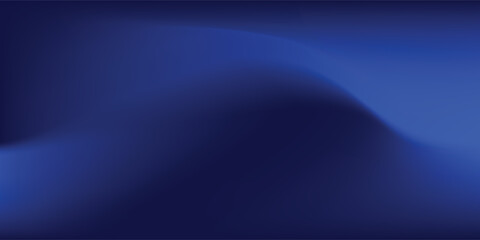Deep blue ocean gradient wallpaper. Abstract deep dark navy underwater background. Night sky and deep water surface design. Modern Blur sea backdrop for presentation, brochure, poster, banner. Vector
