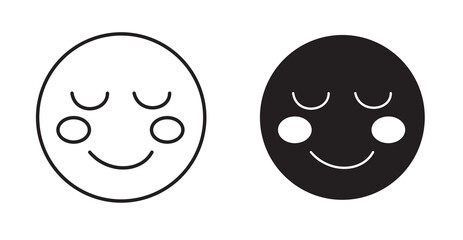 Smiling face with smiling eyes icon