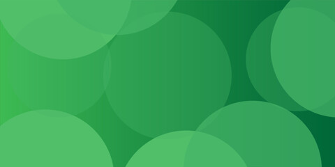 minimalist banner Soft Green Abstract Background with Transparent Overlapping Circles. Modern creative trendy design in vector EPS 10