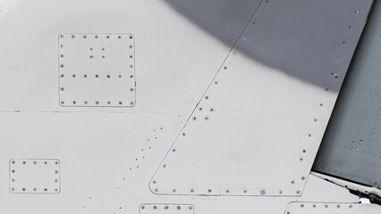 Design and pattern isolated from an aircraft fuselage