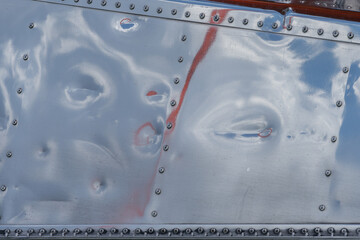 Design and pattern isolated from an aircraft fuselage