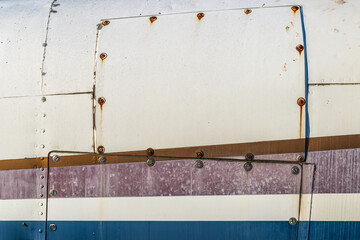 Design and pattern isolated from an aircraft fuselage