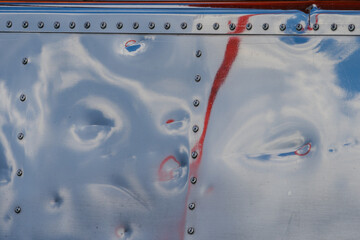 Design and pattern isolated from an aircraft fuselage