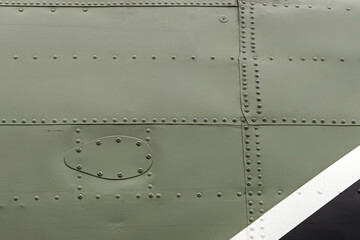 Design and pattern isolated from an aircraft fuselage