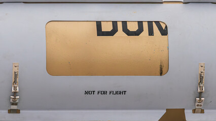 Design and pattern isolated from an aircraft fuselage