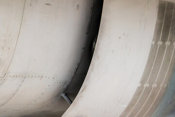 Design and pattern isolated from an aircraft fuselage