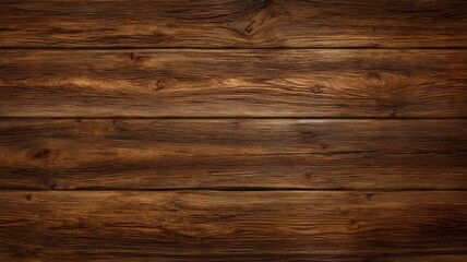 Fototapeta premium Rich brown wood texture with natural grain patterns. AI image