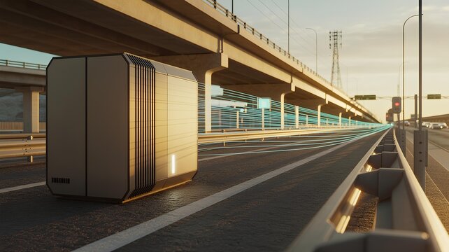 Edge computing technology on highway for smart infrastructure and data processing