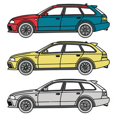 Vector flat design showing construction workers using heavy equipment at a building site, symbolizing progress and teamwork