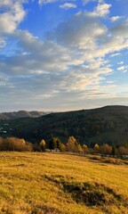 Beautiful Colorful Landscape In Autumn