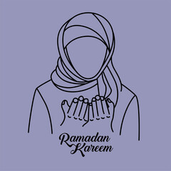 Ramadan Kareem Islamic Background Vector