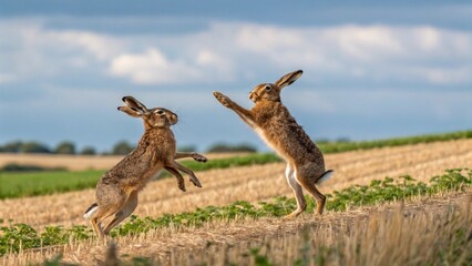 European brown hare Lepus europaeus
