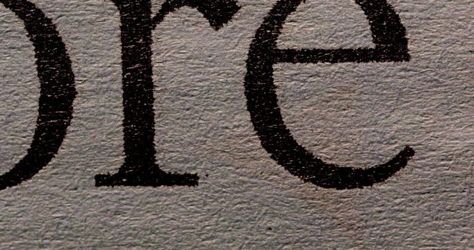 Dynamic Newspaper Texture Overlays. Sequence of rapidly shifting composite text layers on weathered newspaper surface, blending bold typographic elements in monochrome and colored hues.