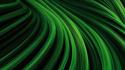 green flow of lines with dark green backgrounds
