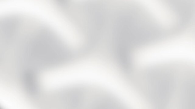 Abstract soft white and gray background with smooth flowing lines and gentle curves, creating a serene and elegant texture, perfect for design 4k background video