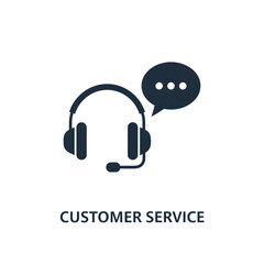 Illustration of customer service icon isolated on transparent background headset with microphone and speech bubble with dots online support, call center, hotline assistance concept