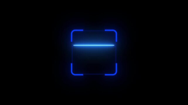 Animation of data processing and qr code Scanning the QR code icon ,Scanning Parcel Barcode. Online Retail Shop Order in Dropshipping Delivery Service Warehouse. Motion graphics of Scanning concept.