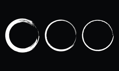 Dirty Grunge Circular Shape  Textured Vector Art © Creative_Rasma