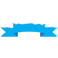 Winter Sale Banner With Snow