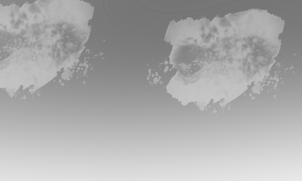 Two wisps of smoke isolated on transparent background