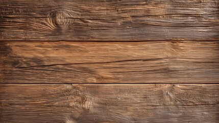 Fototapeta premium Rustic Wooden Planks with Natural Grain Patterns and Warm Brown Tones