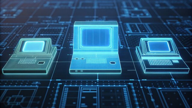 Outdated Technology Blueprints Fading Into Modern Standards V2