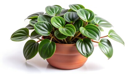 botanical peperomia plant poster modern home decor