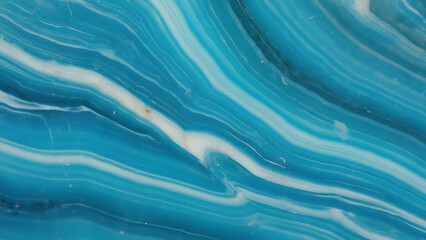 Abstract blue and white agate background with natural stone texture pattern
