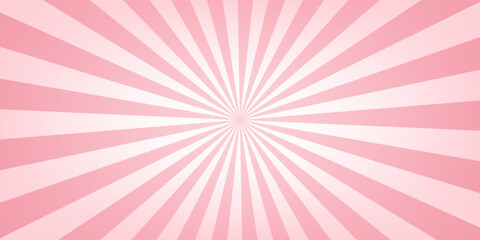 Candy color sunburst background. Swirling radial ice cream background. Swirl candy background
