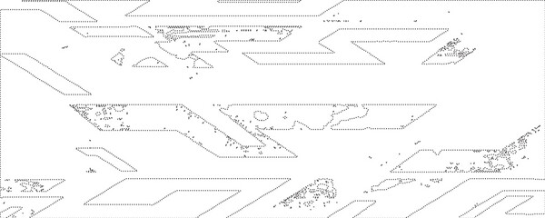 Abstract wave moving dots flow particles, hi-tech and big data background design for brochures