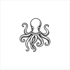 octopus drawing artwork handmade illustration