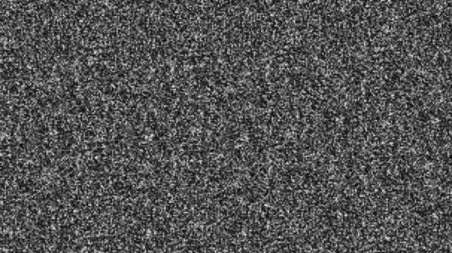 No signal tv screen noise. Detuned analog television. Static tv black and white noise caused by bad signal reception