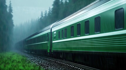 Obraz premium A vibrant red cargo train rests on industrial tracks under bright midday light in a bustling railway yard showcasing intricate textures