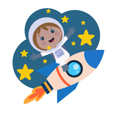 Little girls play. Children's activities.vector template design illustration