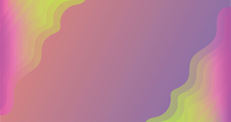 An abstract colorful pink background with a floral silhouette and head shape pattern is perfect for a vector illustration frame design