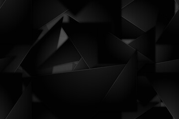 seamless pattern dark polygonal background