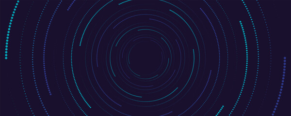 Abstract geometric vortex, Circular swirl lines, fingerprint. Vector illustration