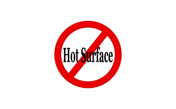 A simple illustration of a red ring shape centered on a white background in a minimalist style