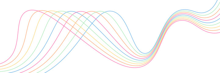 Creative abstract curved line texture background