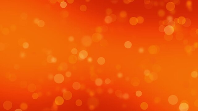 autumn orange and yellow colors bokeh lights astract animation, christmas and thanksgiving celebration and sale motion background