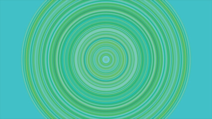 Hypnotic Green and Blue Circular Pattern Background with Concentric Rings and Calming Visuals for Design Projects