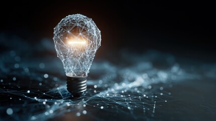 Innovative light bulb design representing creativity and technology in a digital age