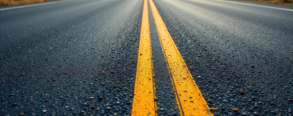 A simple, crisp line marking a boundary, perhaps a painted line on a road or a natural division in a landscape  Perfect for concepts of limits, separation, and division ,  color,  verge