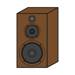 audio speaker of icon	
